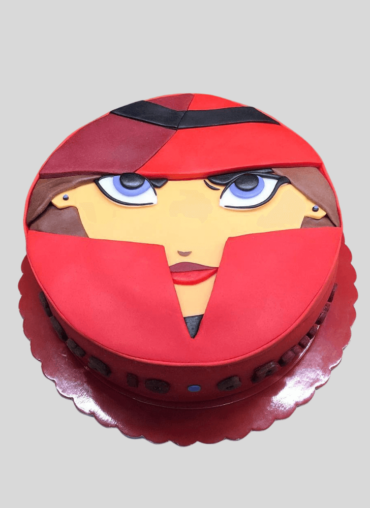Marvelous Carmen Sandiego Cake