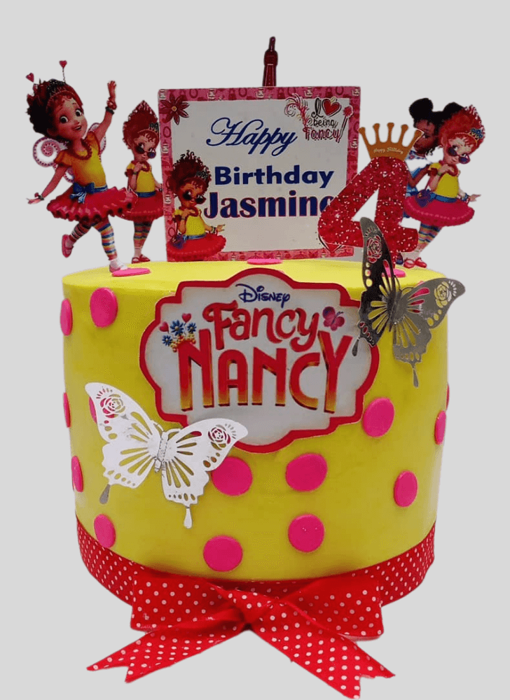 Delicate Fancy Nancy Cake