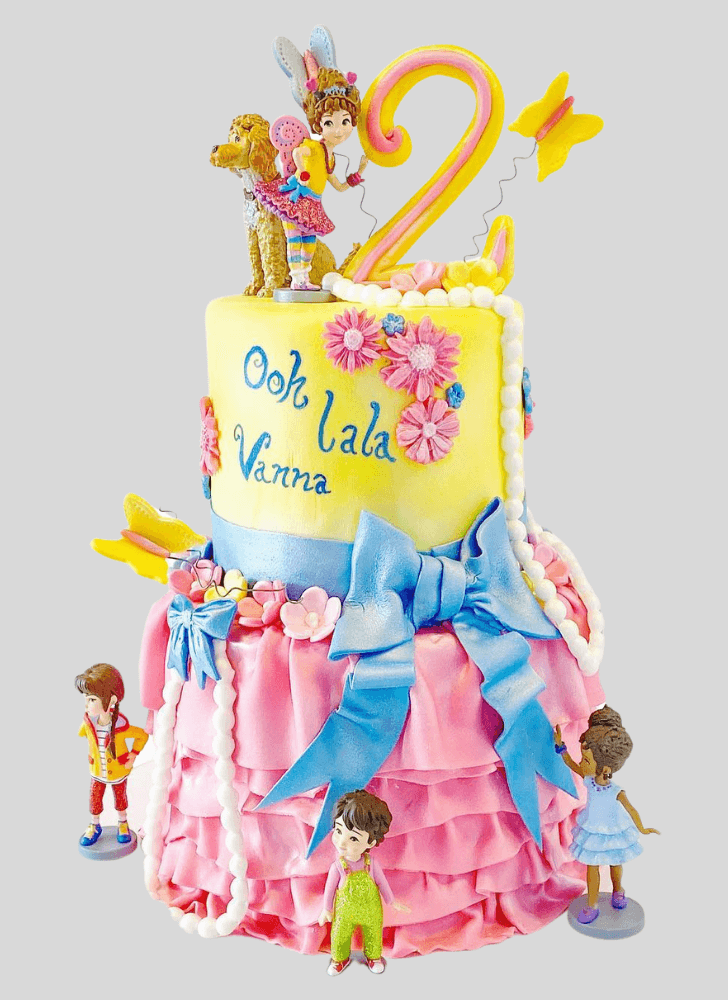 Enthralling Fancy Nancy Cake