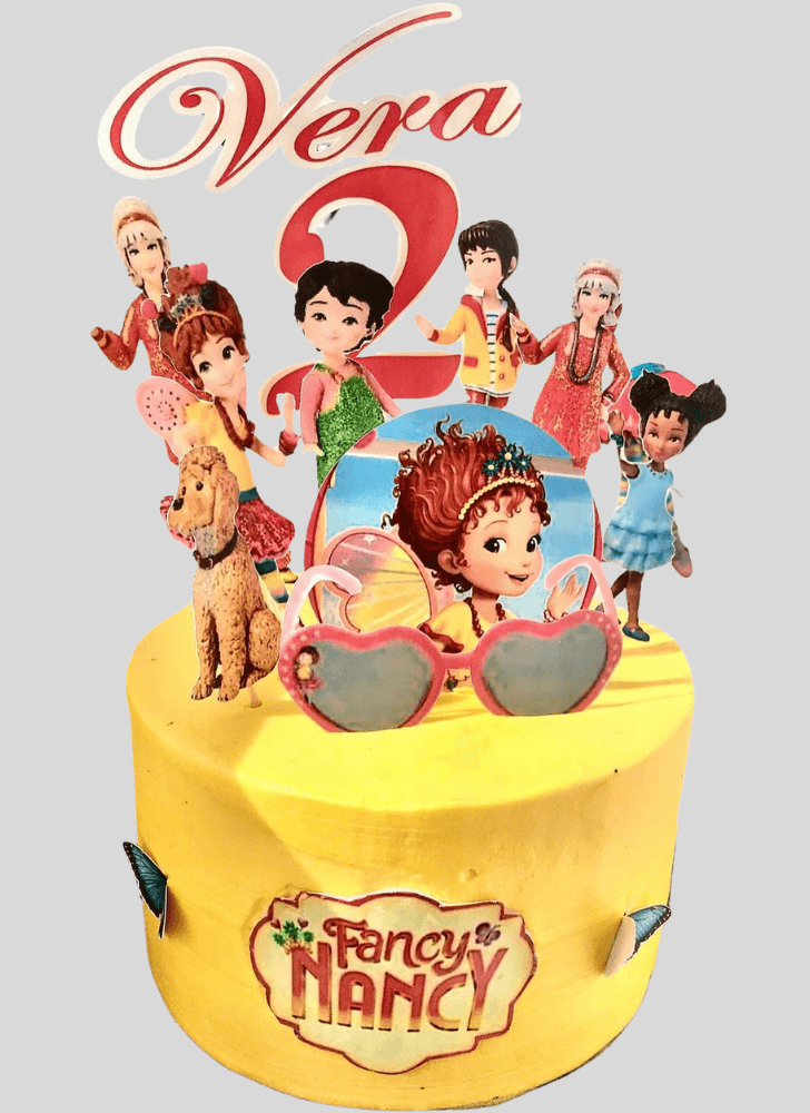 Lovely Fancy Nancy Cake Design