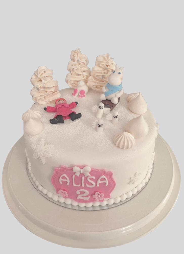 Lovely Moomin Cake Design