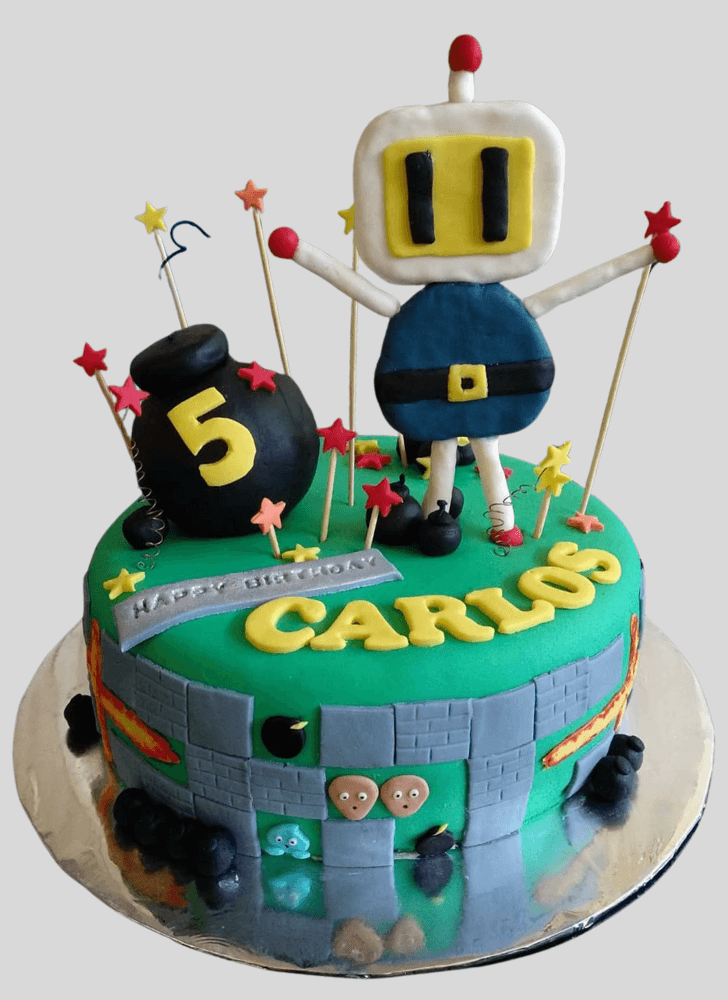 Alluring Bomberman Cake