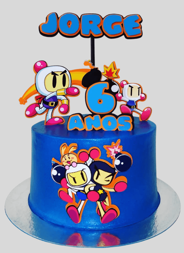 Captivating Bomberman Cake