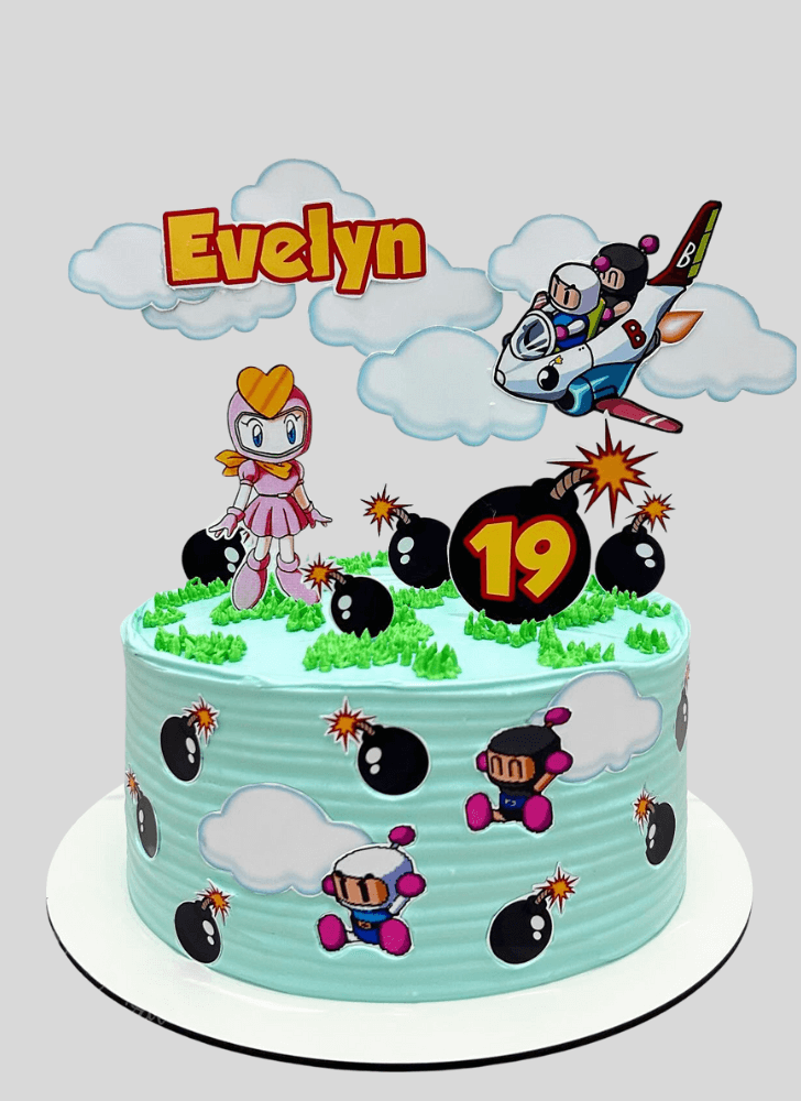 Cute Bomberman Cake