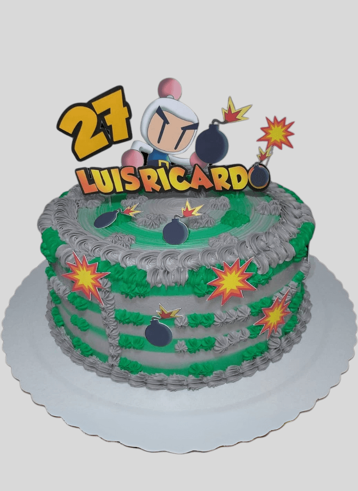 Dazzling Bomberman Cake