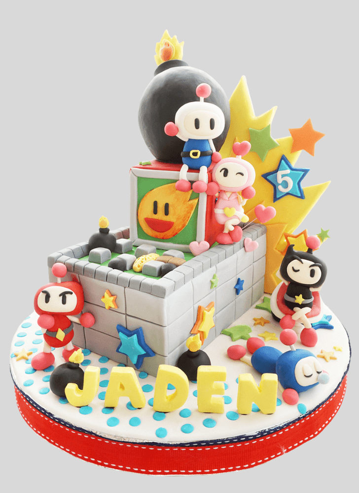 Delicate Bomberman Cake