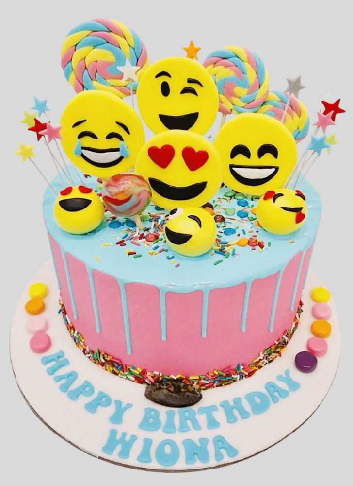 Captivating Emoji Cake