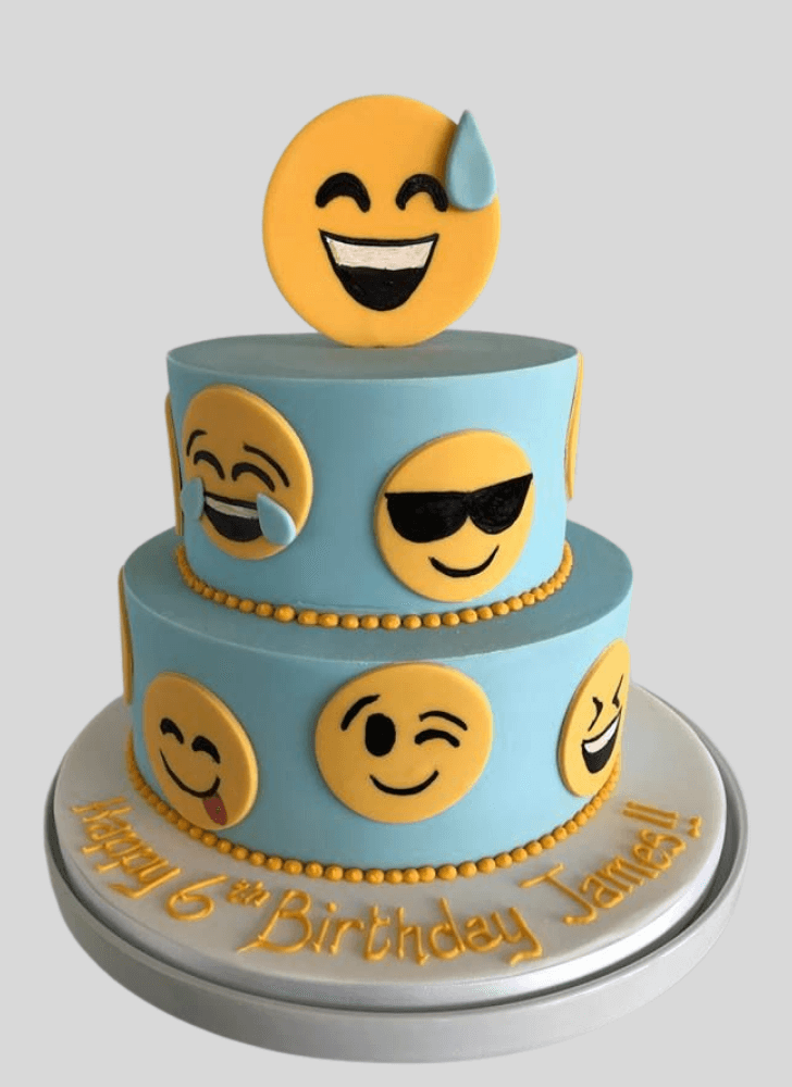 Classy Emoji Cake