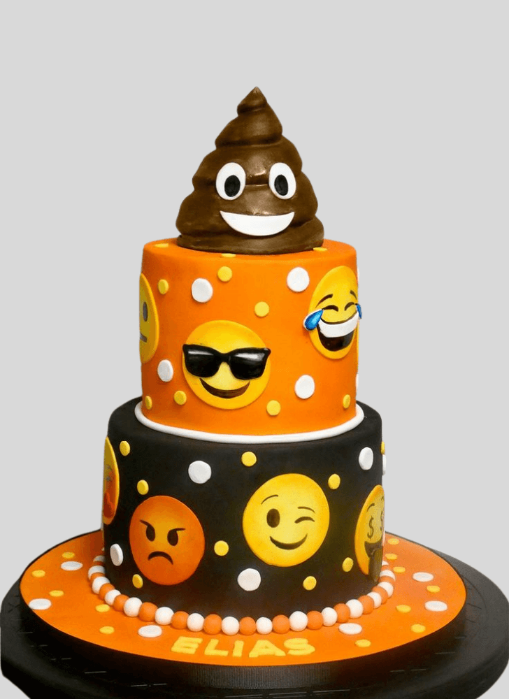 Cute Emoji Cake