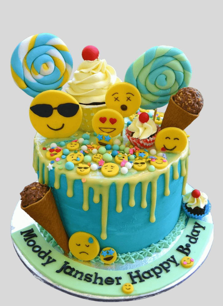 Delicate Emoji Cake