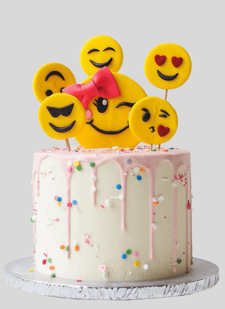 Exquisite Emoji Cake