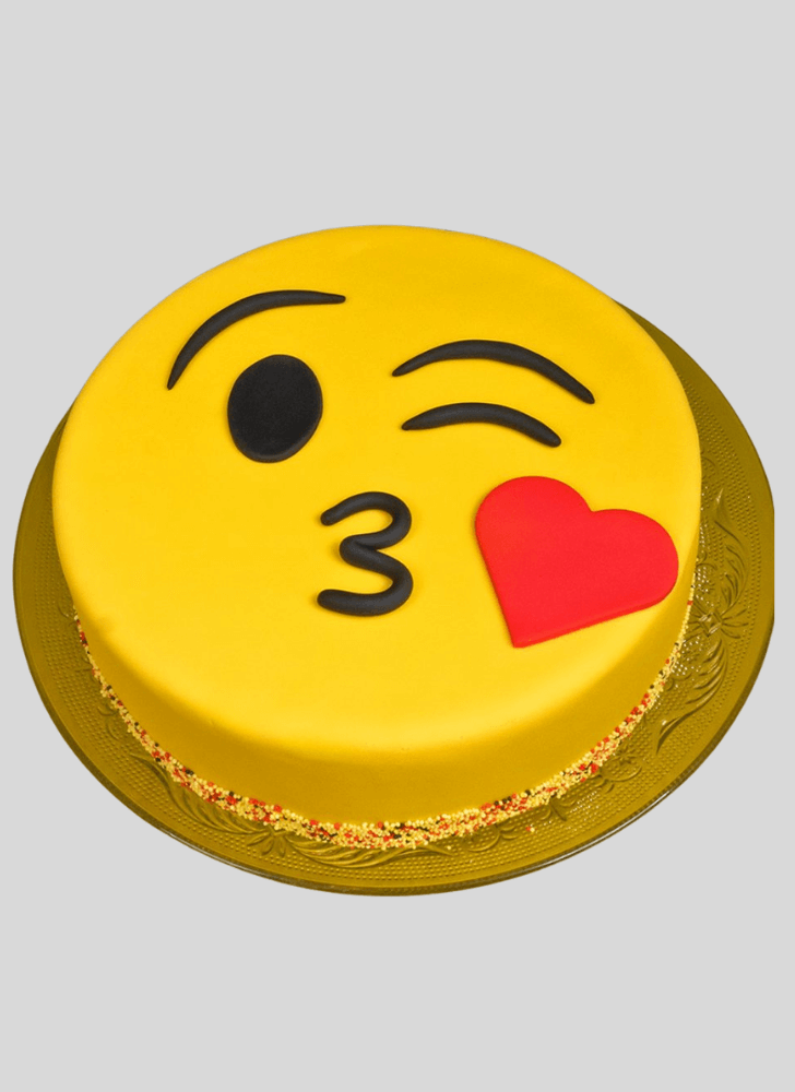 Inviting Emoji Cake