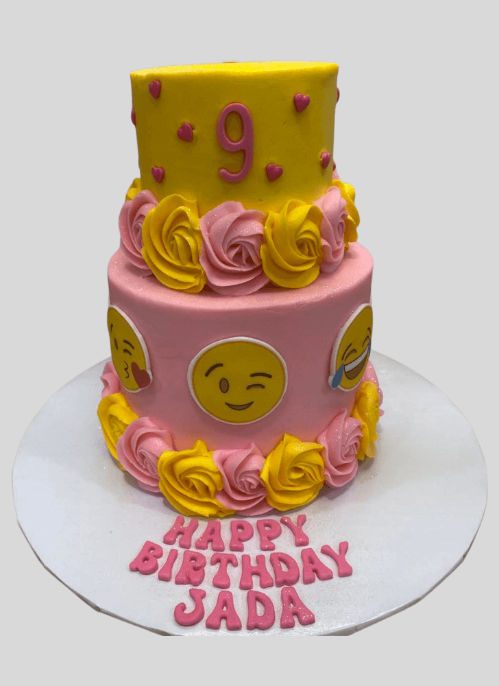 Magnetic Emoji Cake