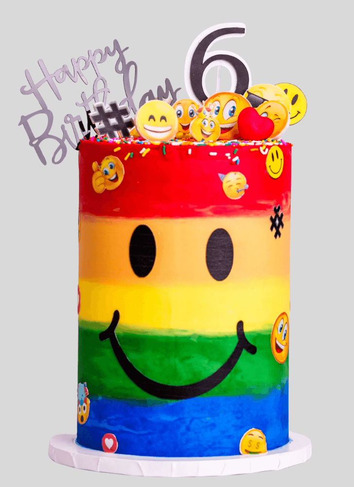 Radiant Emoji Cake