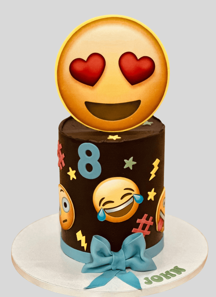 Resplendent Emoji Cake