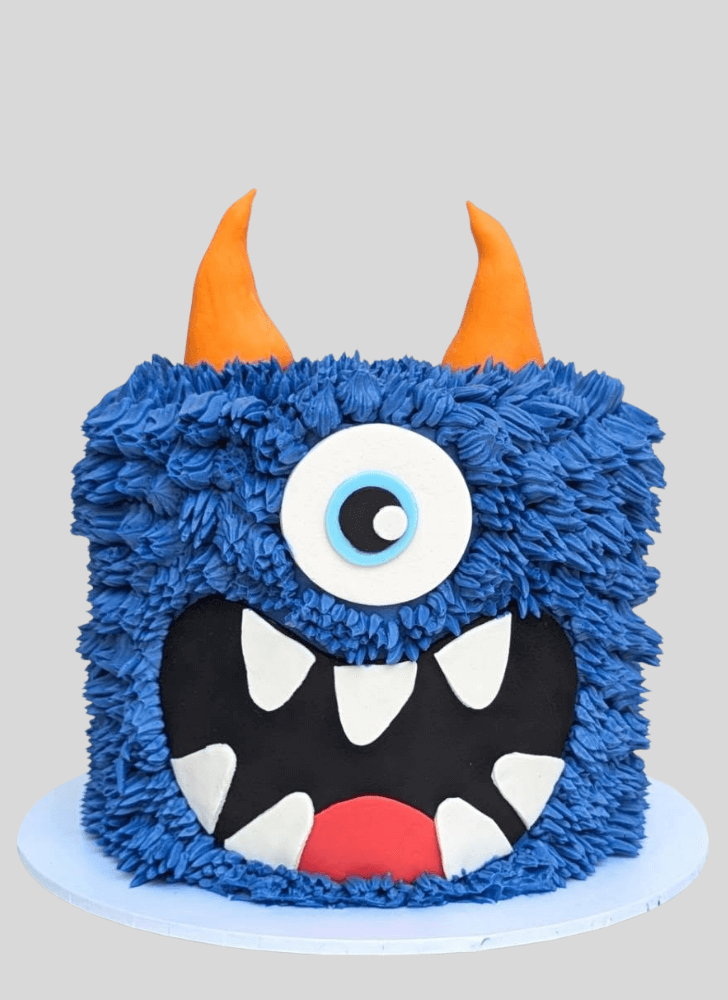 Angelic Furry Monster Cake