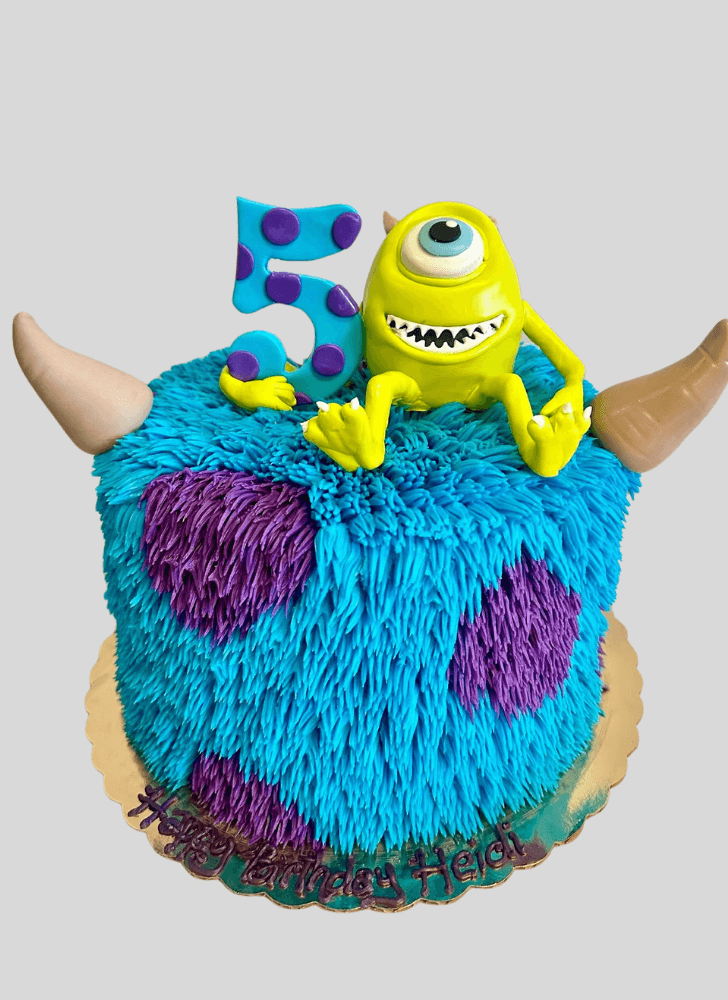 Appealing Furry Monster Cake