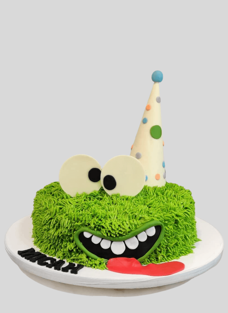 Bewitching Furry Monster Cake