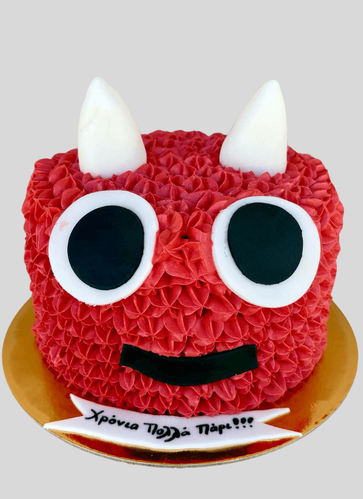 Captivating Furry Monster Cake