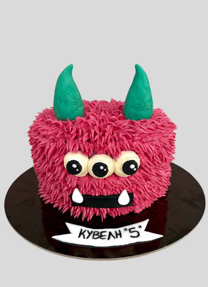 Comely Furry Monster Cake