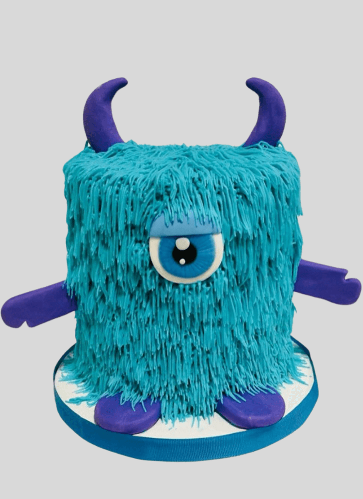 Cute Furry Monster Cake