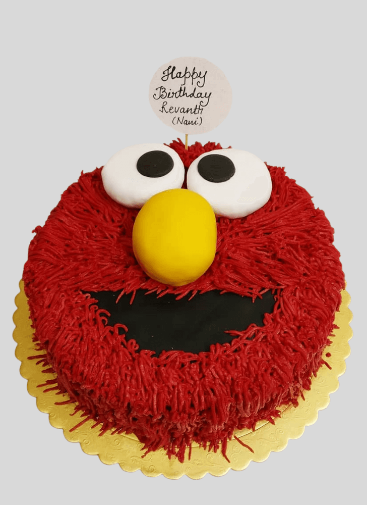 Delightful Furry Monster Cake