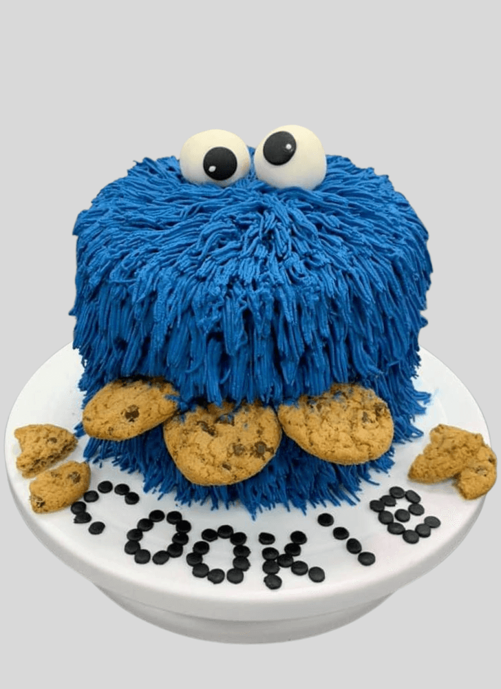 Excellent Furry Monster Cake
