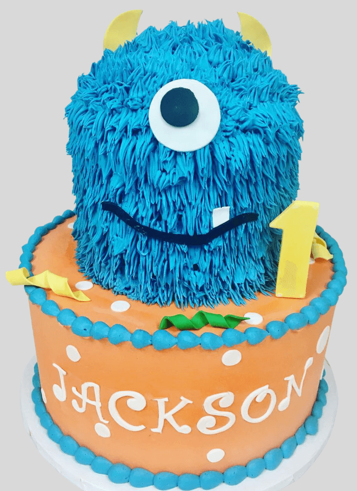 Fetching Furry Monster Cake