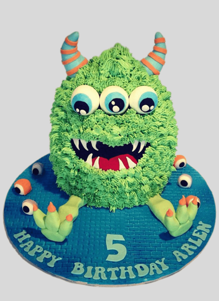 Fine Furry Monster Cake