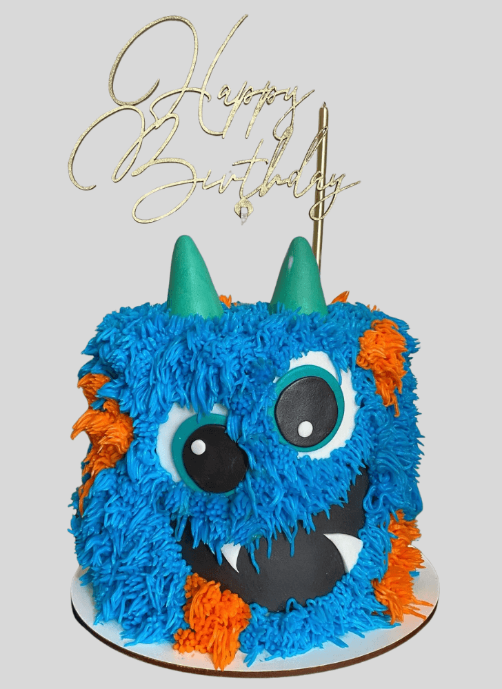 Gorgeous Furry Monster Cake