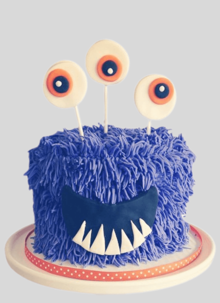 Graceful Furry Monster Cake