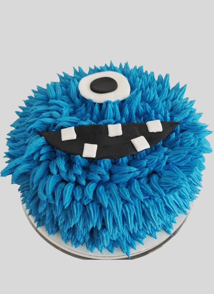 Handsome Furry Monster Cake