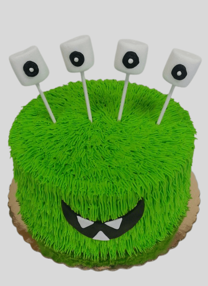 Magnificent Furry Monster Cake