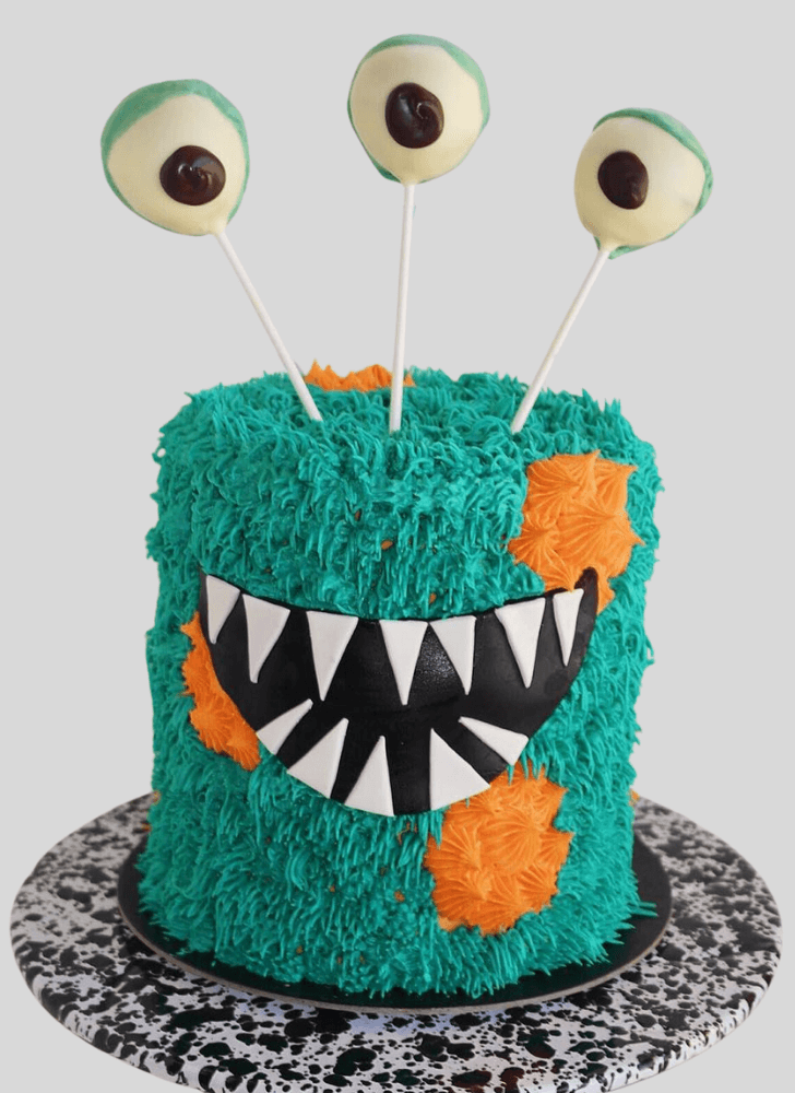 Refined Furry Monster Cake