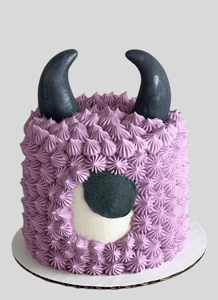 Resplendent Furry Monster Cake