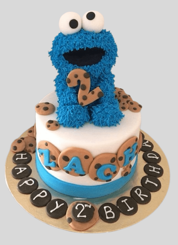 Slightly Furry Monster Cake