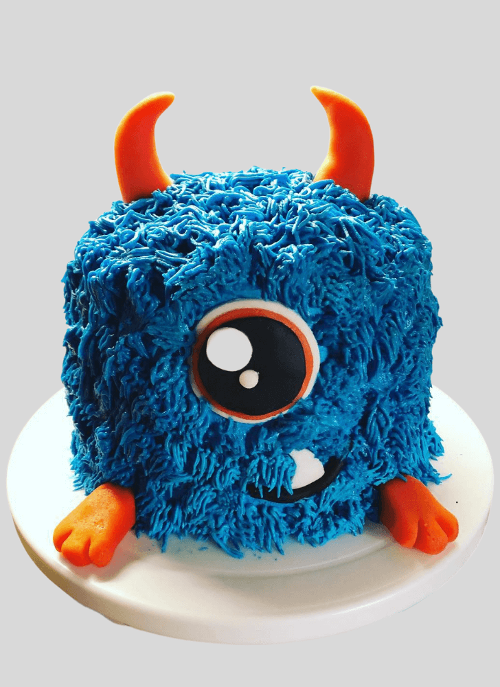 Stunning Furry Monster Cake
