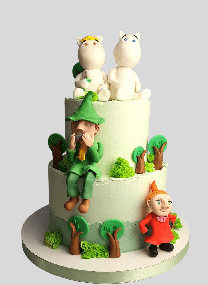Angelic Moominvalley Cake