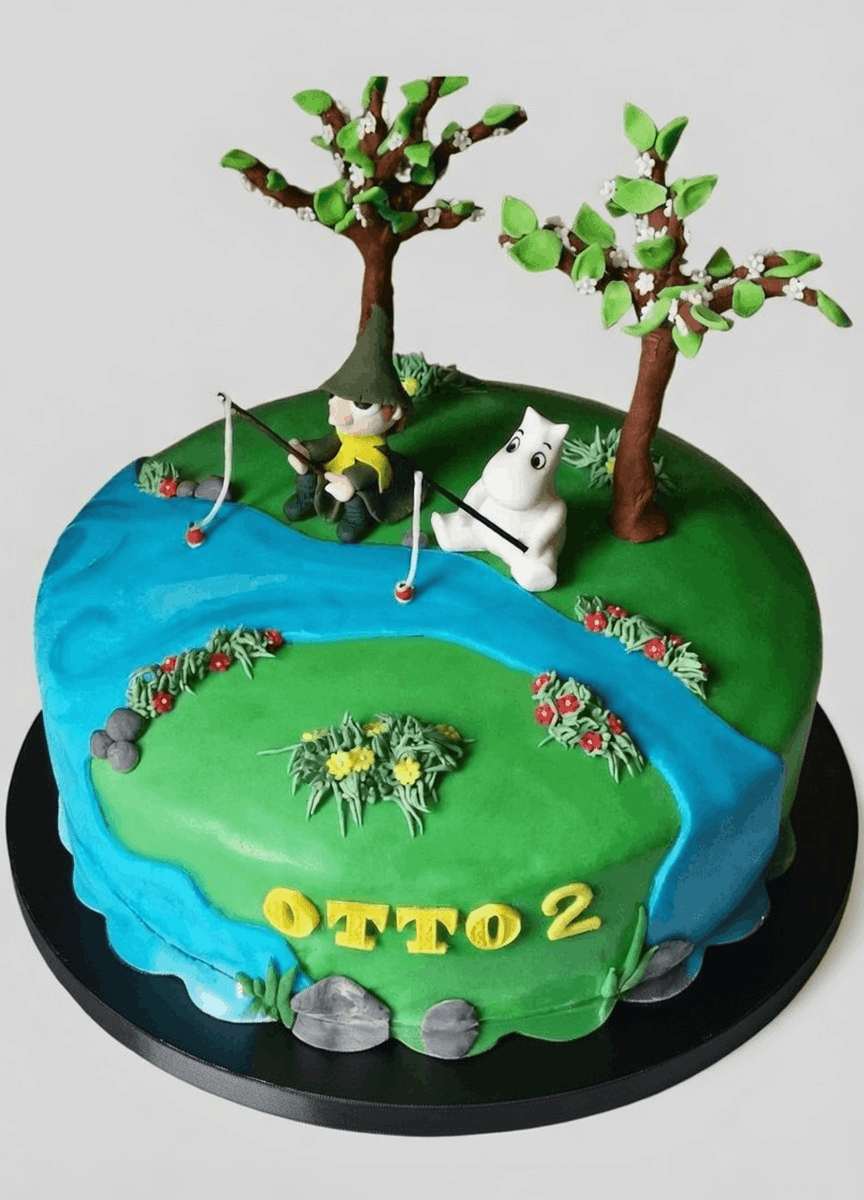 Pleasing Moominvalley Cake