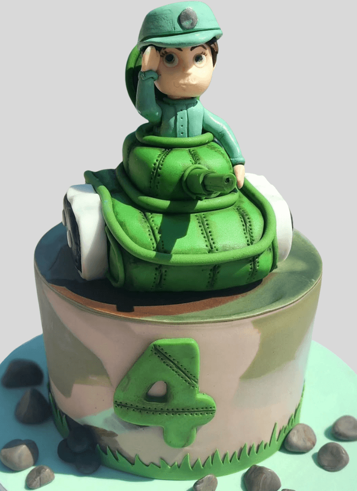Handsome Army Cake