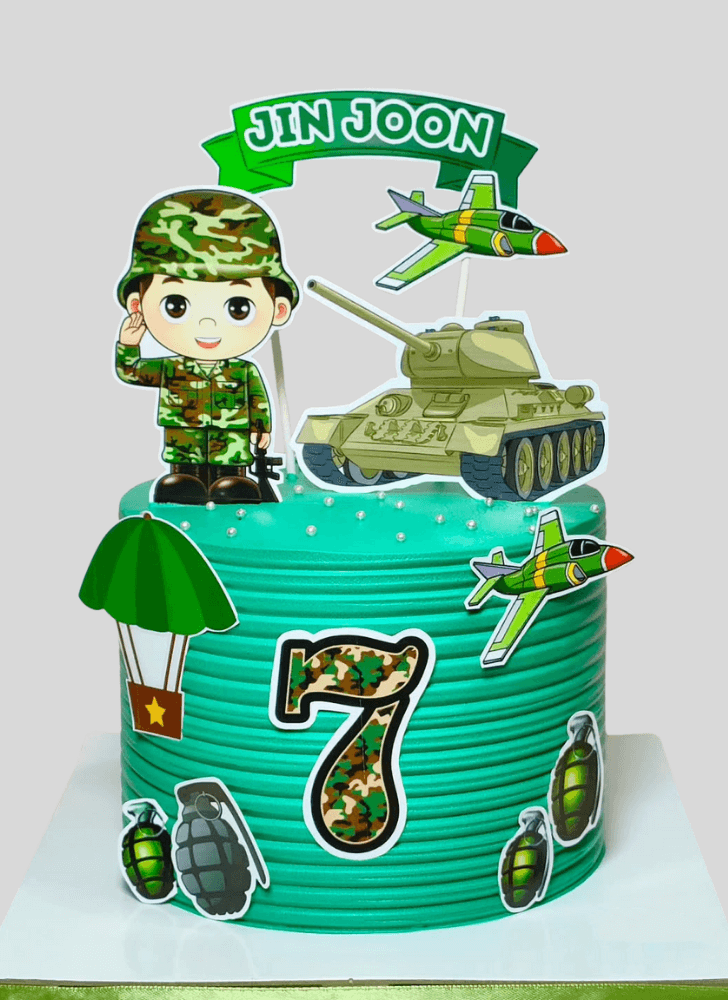 Pleasing Army Cake