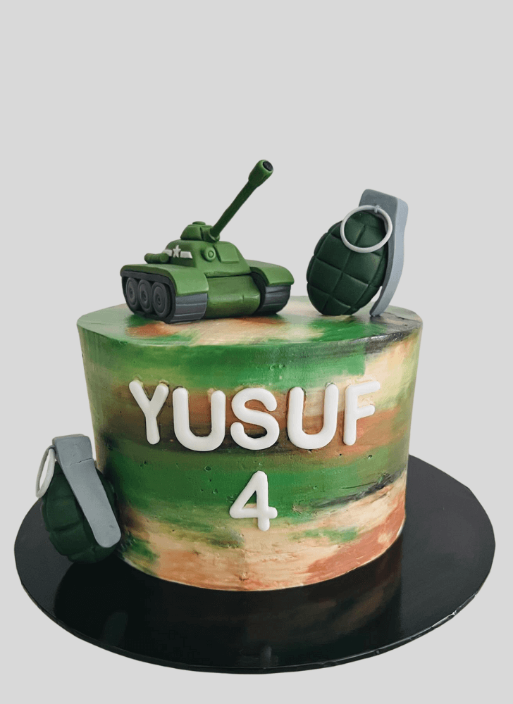 Slightly Army Cake