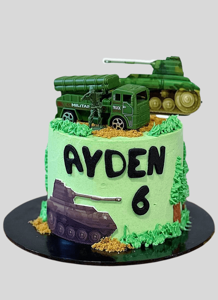 Superb Army Cake