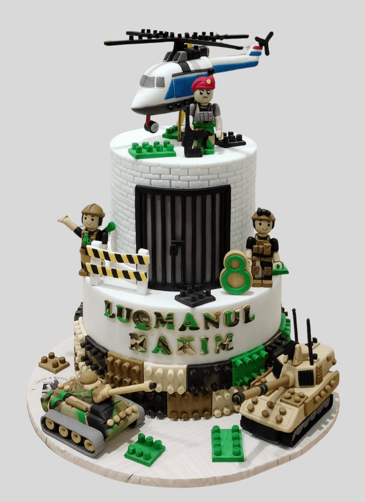 Wonderful Army Cake Design