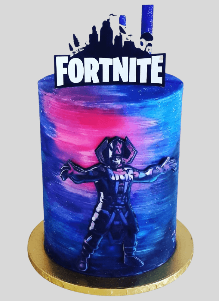 Angelic Galactus Cake