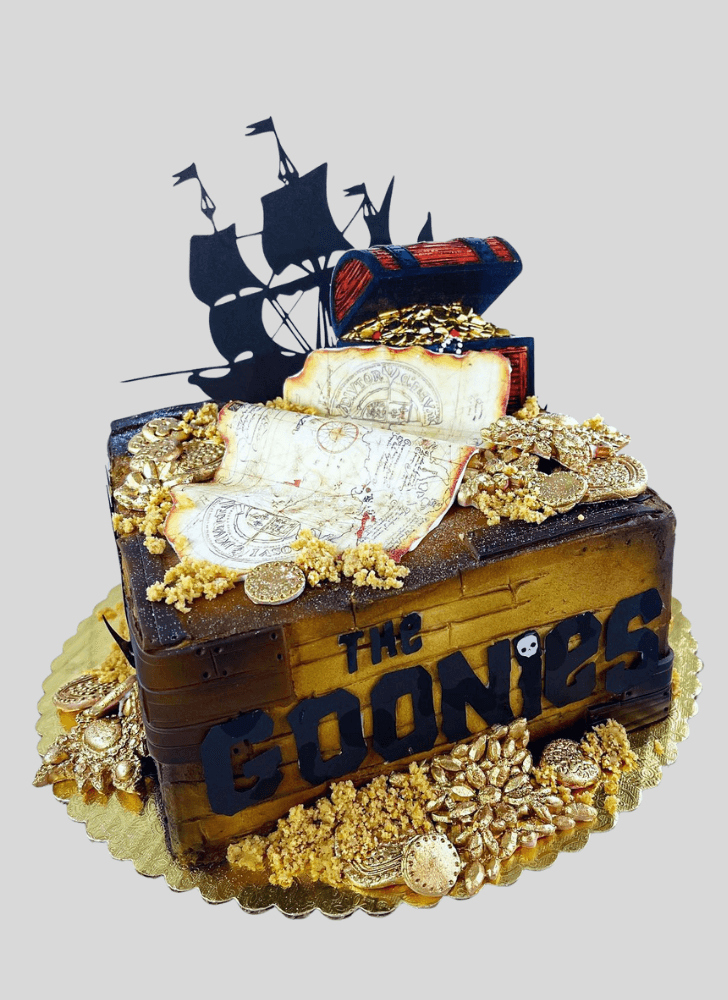 Inviting Goonies Cake