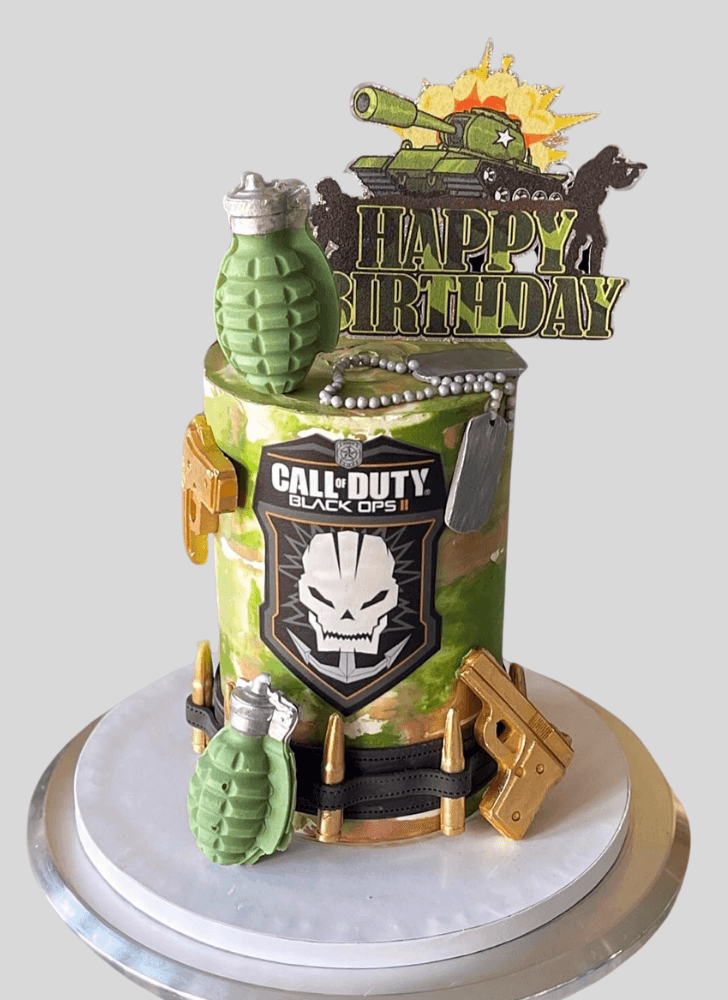 Admirable Call of Duty Cake Design