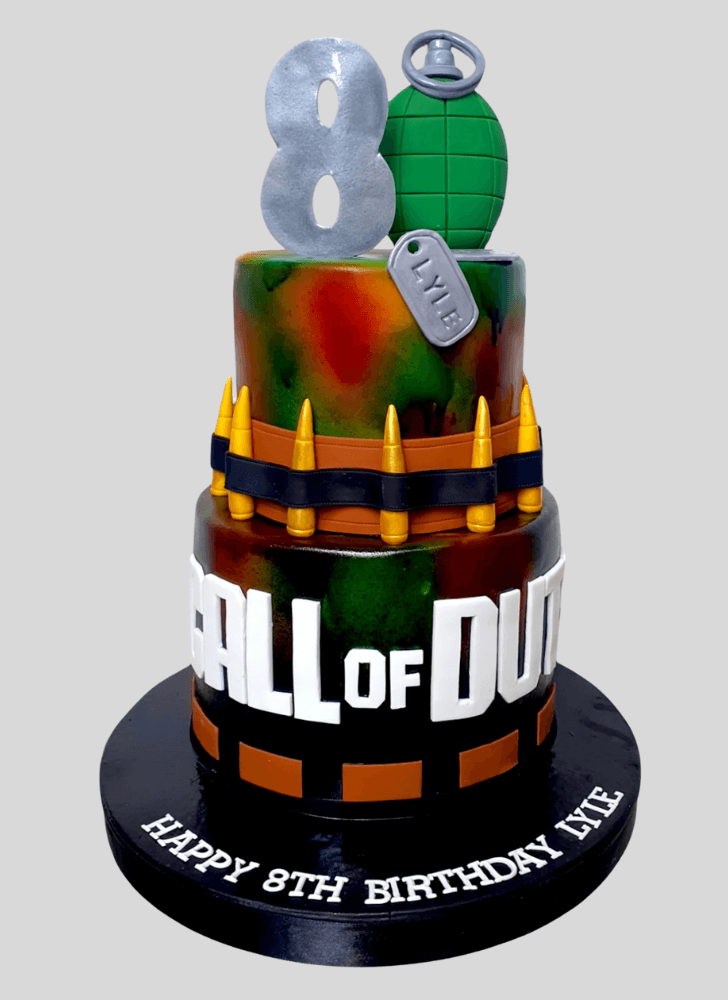 Angelic Call of Duty Cake