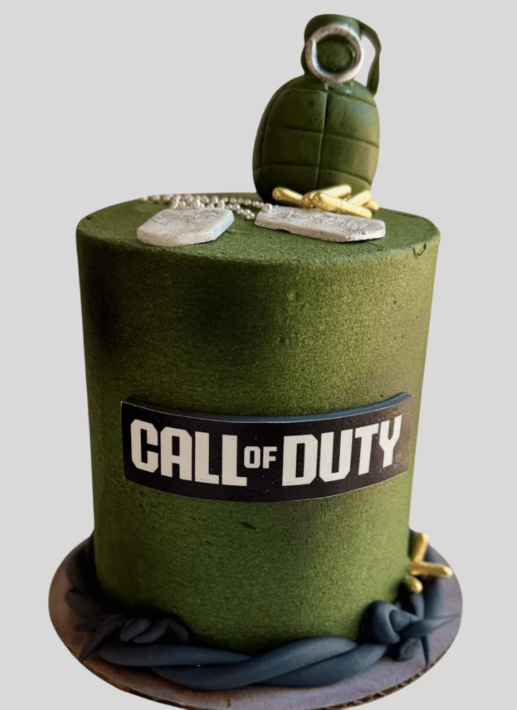 Comely Call of Duty Cake