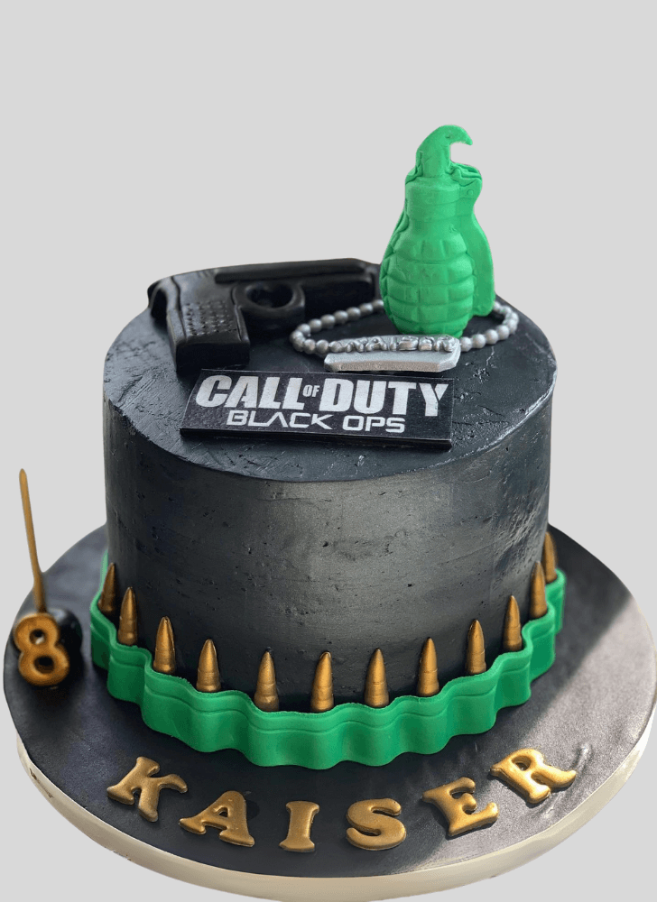 Cute Call of Duty Cake